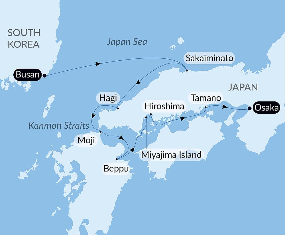 Treasures of Japan and South Korea by Sea – with Smithsonian Journeys null