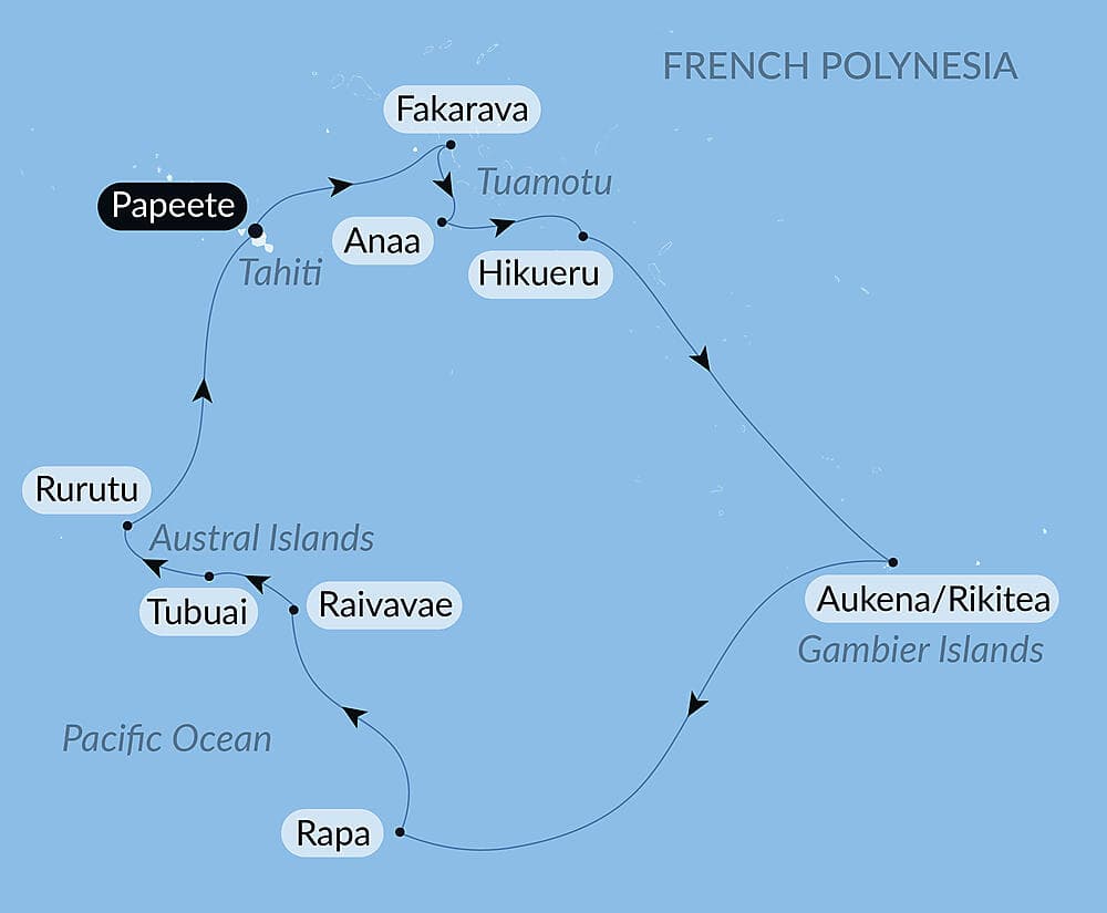 Secret Polynesia: Unexplored Tuamotu, the Gambier Islands and the Austral Islands null