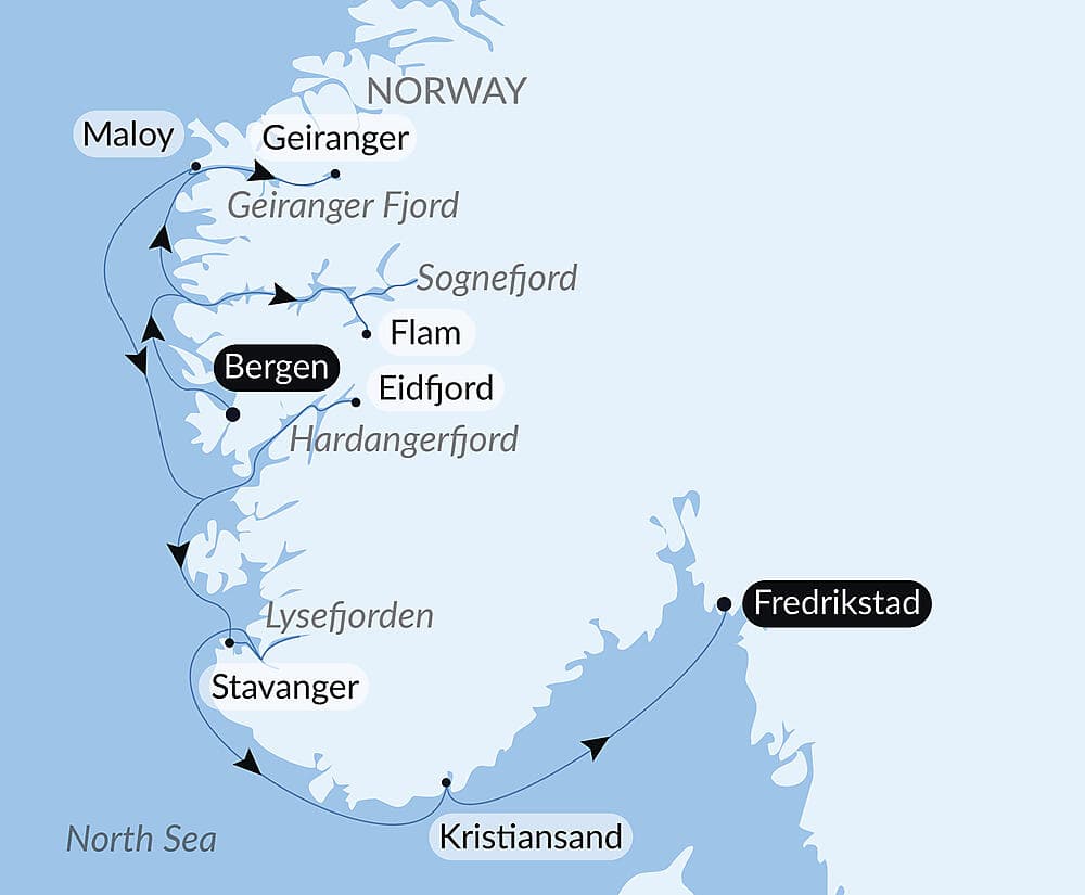 The legendary fjords of Norway