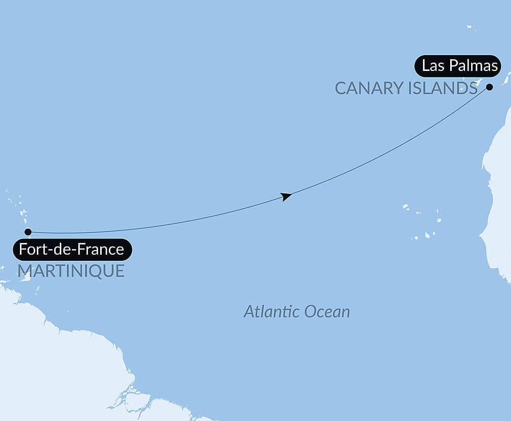 Ocean Voyage : Fort de France - Las Palmas