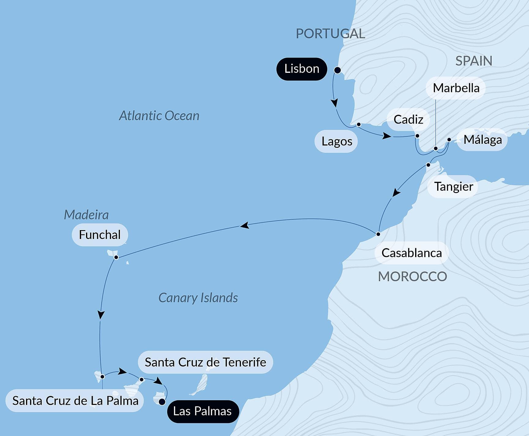 Lisbon to the Canary Islands by Sea: Spain, Morocco, & Atlantic Isles – with Smithsonian Journeys