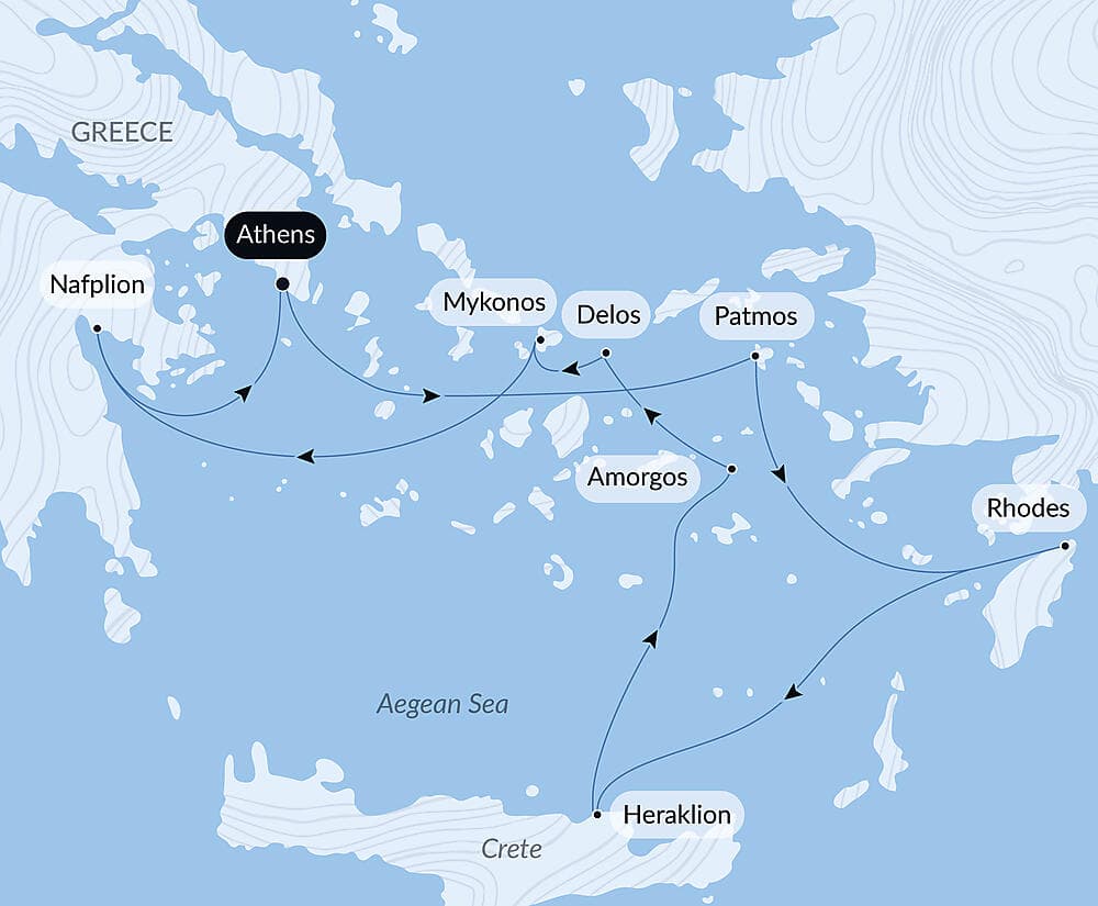 Cruising the Greek Islands of the Southern Aegean – with Smithsonian Journeys null