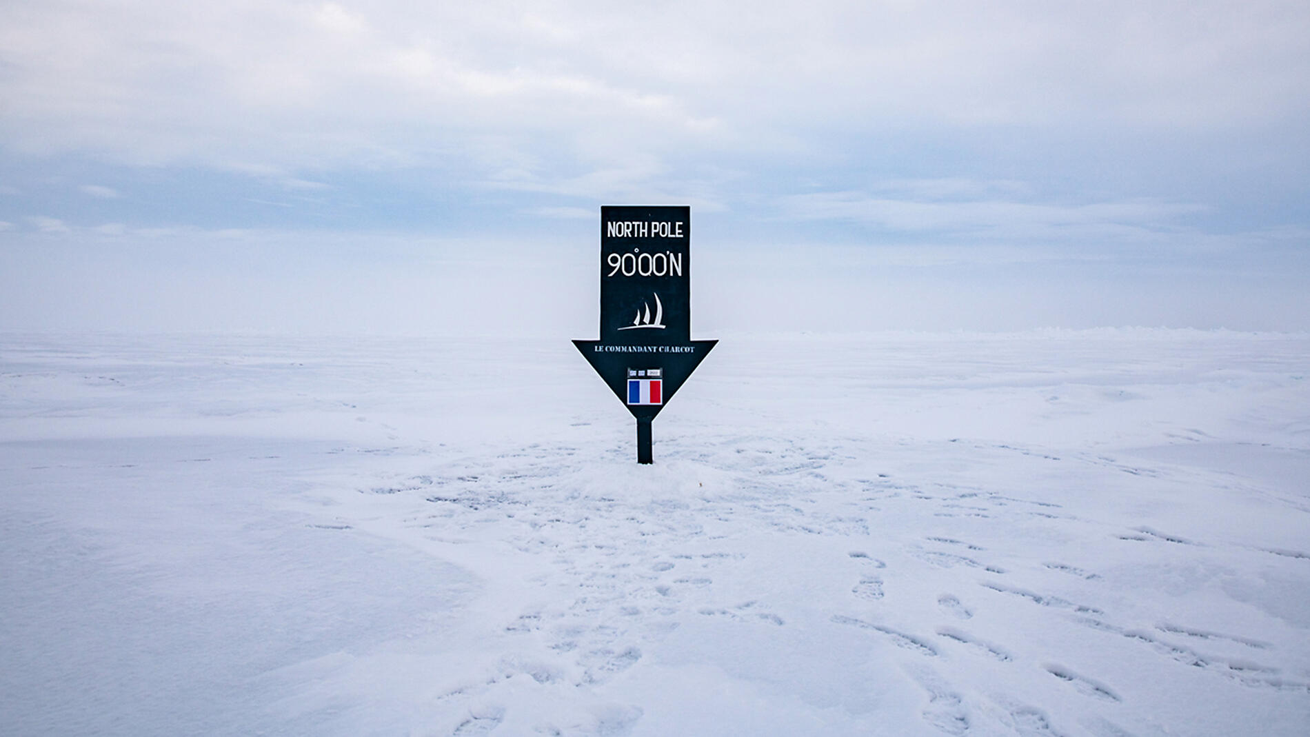 The Geographic North Pole and the east coast of Greenland The Geographic North Pole and the east coast of Greenland